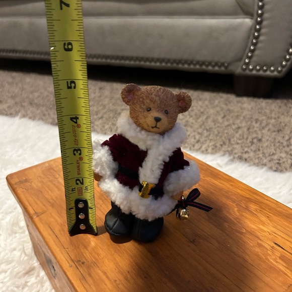 Russ Teddy Town Teddy Bear Santa 5” Christmas 2 pc make offer NWT - Picture 6 of 7